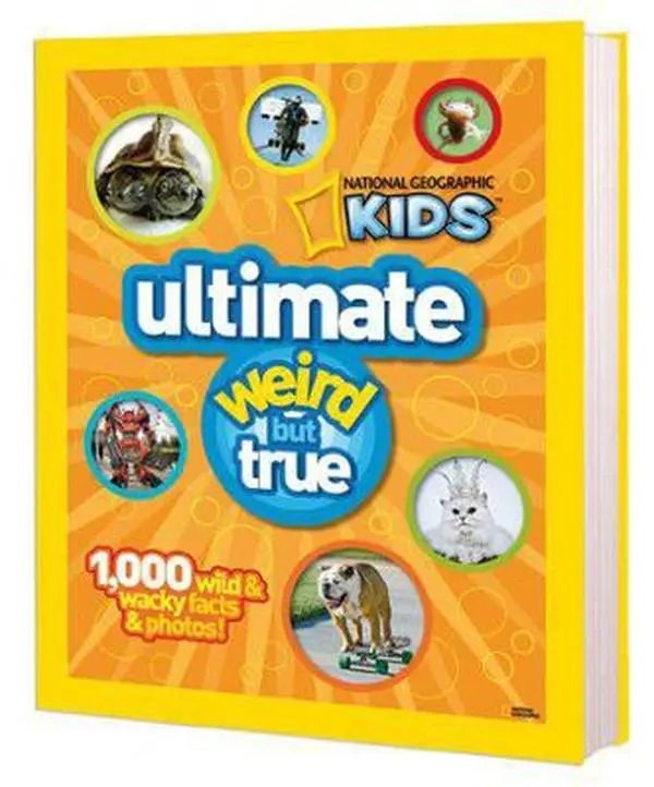 Used National Geographic Kids Book - Ng Kids Ultimate Weird But True Hardcover, Kids Books with 1,000 Wild Facts, Wacky Photos, Weird Animals & Wild Extreme Sports (English)