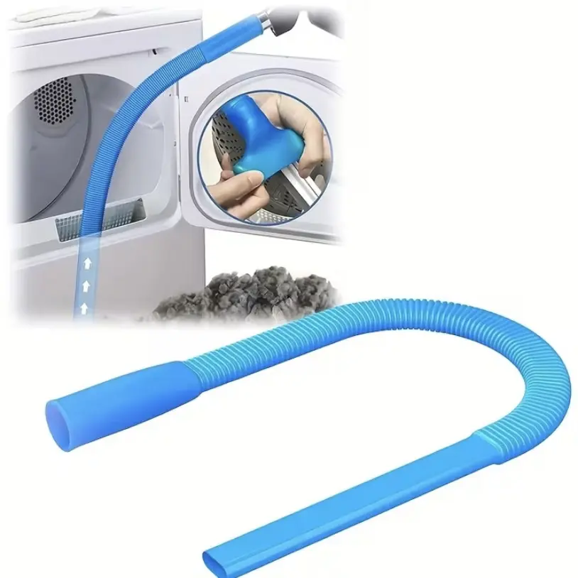Vacuum Cleaner Vent Cleaning Kit Professional Grade Dryer Vent Lint Remover Tool, Dryer Vent Vacuum Soft Tube, Dust Removal Tool For Home Appliances, Universal Fit Vacuum Hose Adapter for Dryer Vent Deep Cleaning