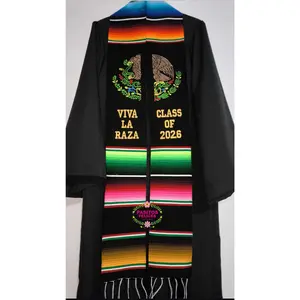 *2026* Aguila Viva la Raza Graduation Stole Sarape Sash - IN STOCK