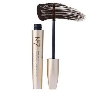 No7 Pro Artist That's a Wrap Tubing Mascara - Buildable & Lengthening Mascara for a High-Impact Finish - Volumizing Tube Mascara to Keep Lashes in Place All Day - Black/Brown (0.28 fl oz)