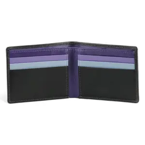 Colorsplash RFID Bifold Leather Wallet for Men