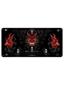 WeXAnime - Zaraki Kenpachi Bleach Anime Mouse Pad Extended Gaming Desk Mat, Large Non-Slip Keyboard Mouse Pad, Waterproof Desk Mat for Office and Gaming, Stitched Edges, Smooth Surface, Custom Anime Desk Pad, 24x12 31x12 40x20 Inch