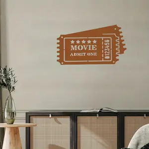 1 Piece of Movie Theater Decoration Is A Metal Movie Reel Wall Sign. It Can Create A Movie-themed Space and Is Suitable for Movie Theater Rooms and Home Decoration. Provided By HELLYOOUNG.