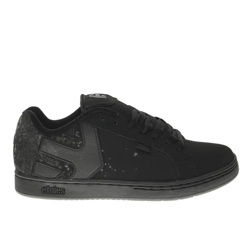 Etnies Mens Fader Lace Up Sneakers Shoes Casual - Black