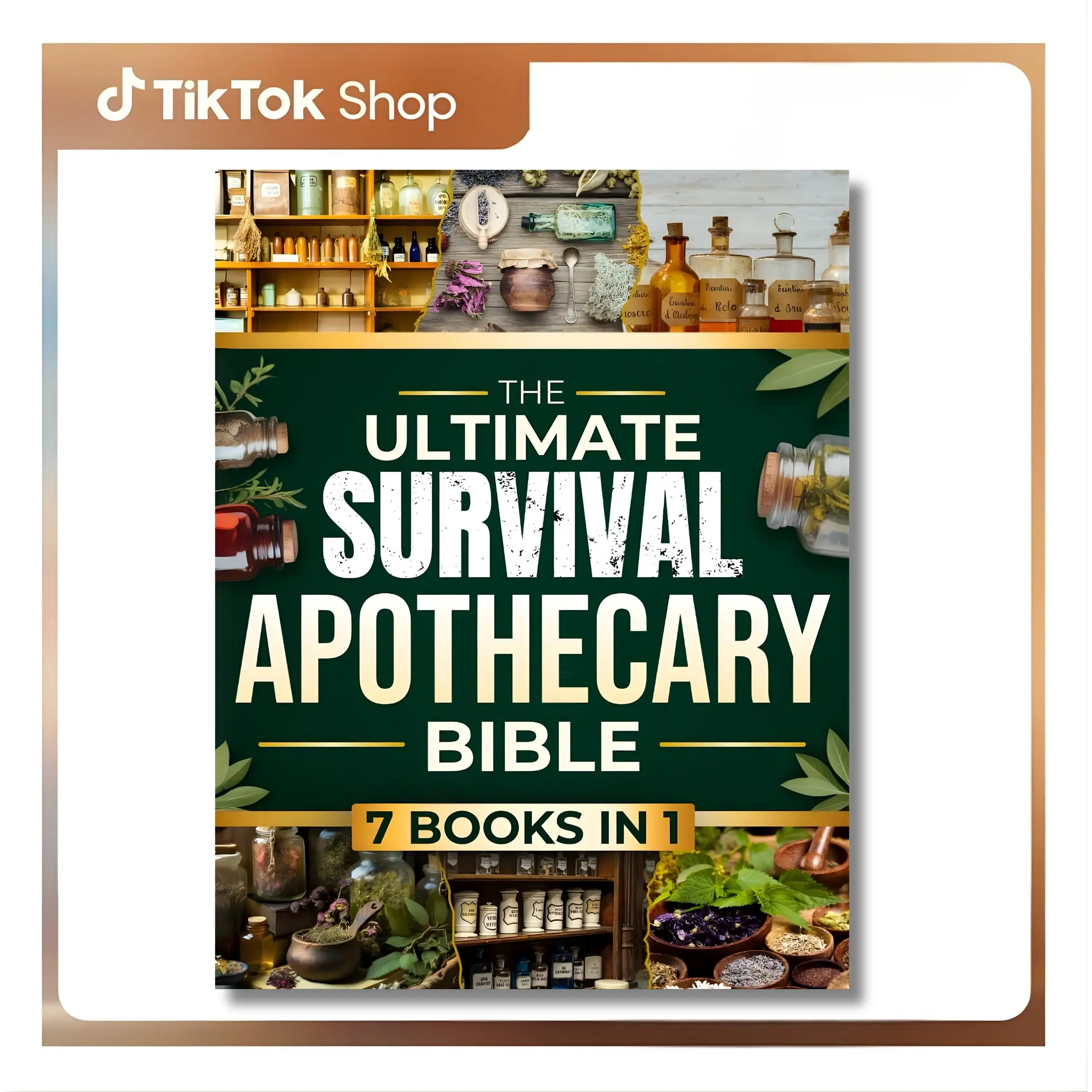 The Ultimate Survival Apothecary Bible (English, 175 Pages) - 500+ Proven Herbal Remedies, Ancient Formulas to Heal & Thrive, Build Your Emergency Herbal Kit, Calm Stress & Sleep Naturally - Grace Hearthstone Paperback, Paperback Book, 2024 Edition