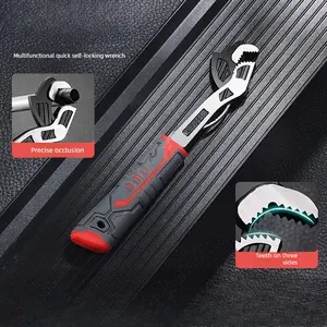 Multi-Function Adjustable Universal Fast Wrench, Plumbing Wrench, Plumber Multi Hand Tool for Bathroom Pipe Repair, Home Maintenance Essential