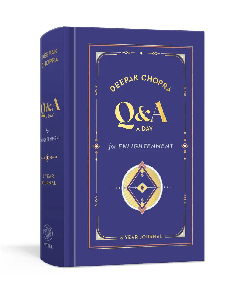 USED Book - Q&A a Day for Enlightenment: A Journal by Chopra, Deepak (Hardcover) - english