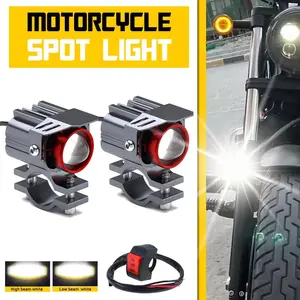 Heyword LED for Off-Road Motorcycles, 14000 Lumens Two-Tone Design, Hardwired Electrical Operation, Perfect for Atv & Scooter Lighting