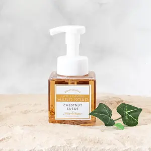 Mixologie Chestnut Suede Luxe Foaming Hand Soap 250mL