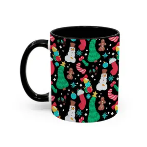 Christmas Peens Pattern Coffee Accent Mug 11oz 15oz, Christmas Peens Pattern, Pattern humor, Hidden Pattern Joke, Gag Gift, Coffee Drinkware Beverage, Gift for Friend, Family, Coworker on Christmas - cms10085  Ceramic Classic Stylish