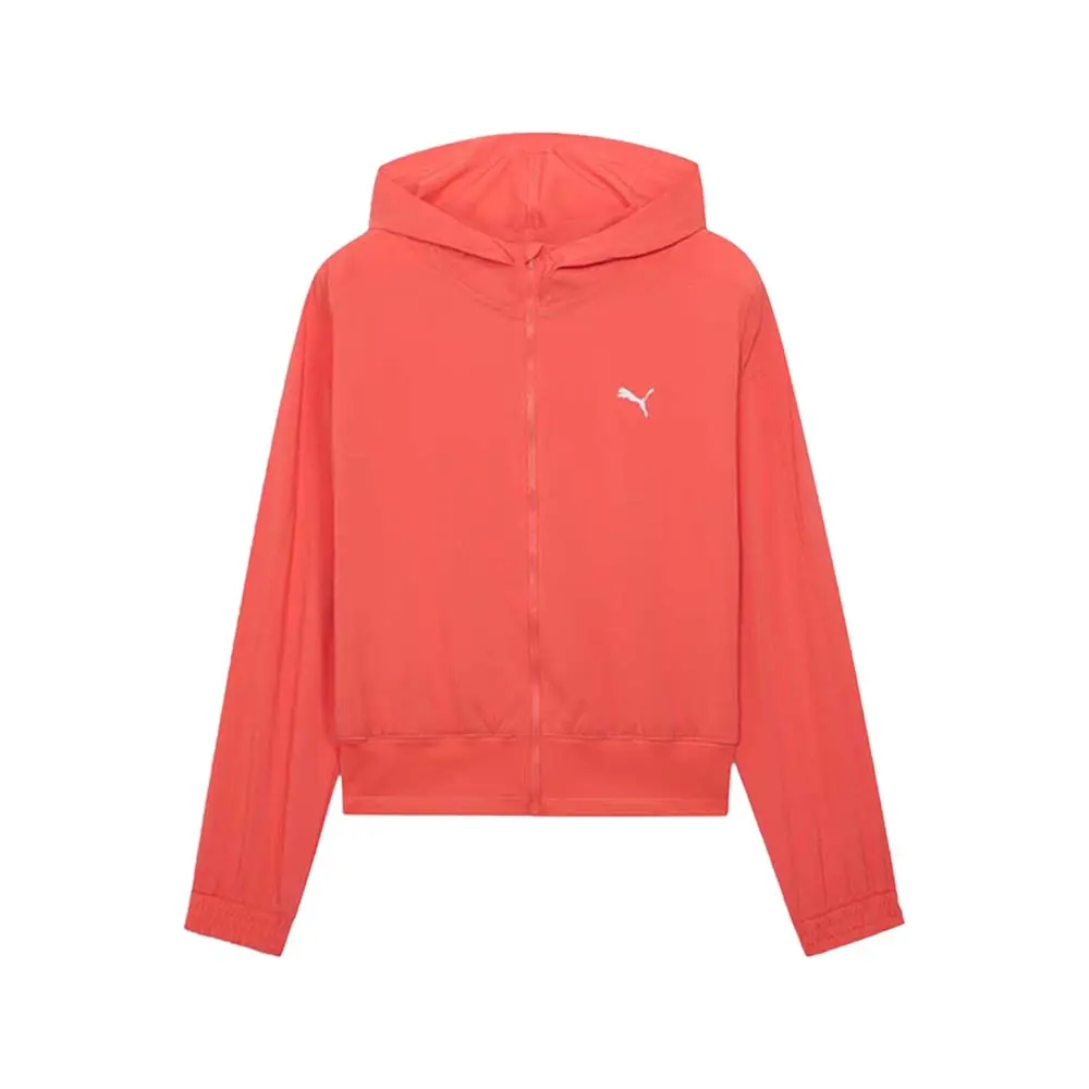 PUMA Womens Train Fav Woven Jacket Casual Outerwear Casual - Orange
