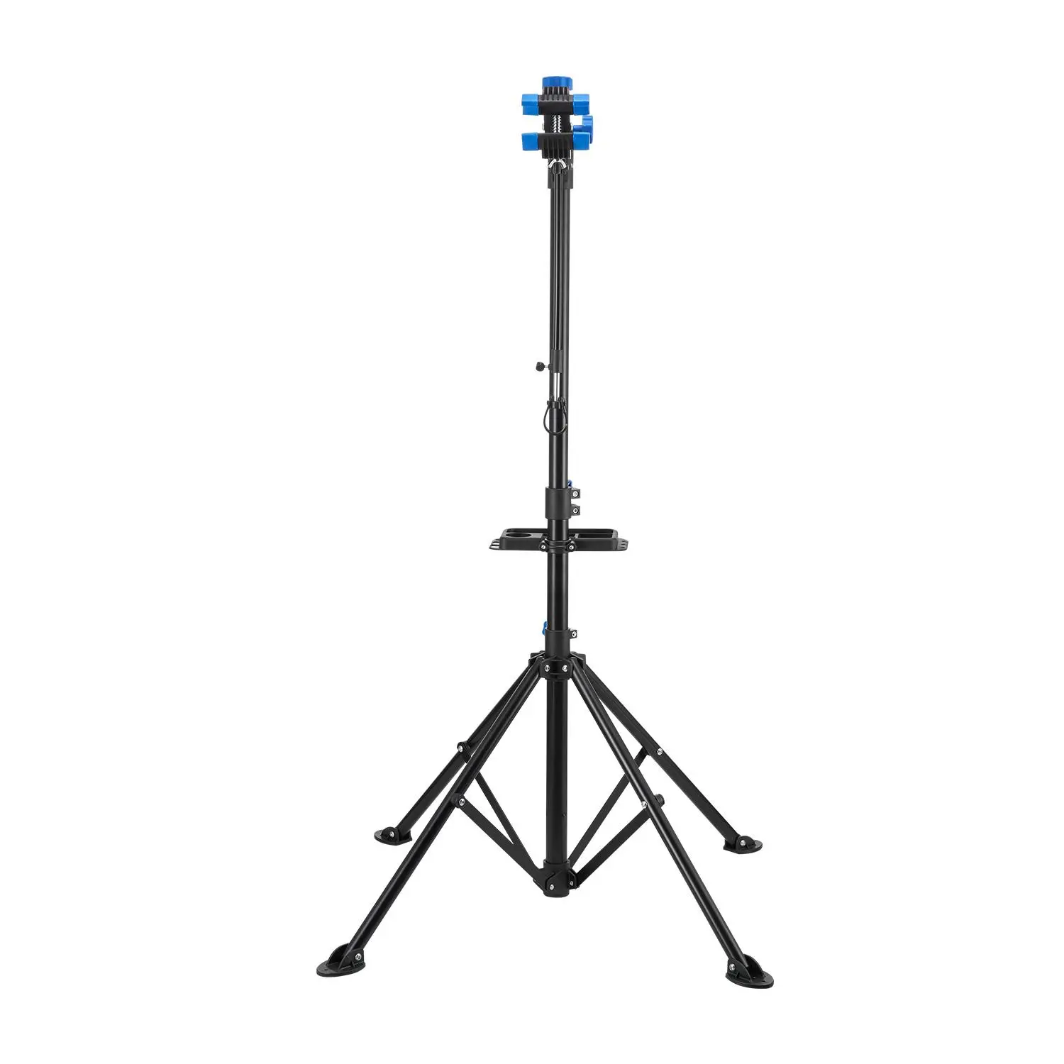 Heavy-Duty Alloy Steel Bicycle Repair Stand, 66 lb Capacity Workstand for Home & Shop Mechanics with Magnetic Tray & 360° Clamp, Adjustable Height for Road & Mountain Bike Maintenance, 66Lb, Clamp Range
