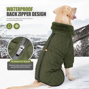 Outdoor Cold Weather Pet Jacket  Windproof, Insulated Winter Coat for Dogs & Cats, Waterproof Warm Pet Apparel for Snow, Rain & Cold Weather Protection