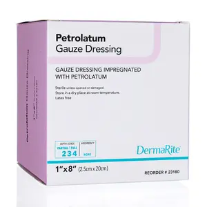 Petrolatum Gauze Dressing, 1" X 8"