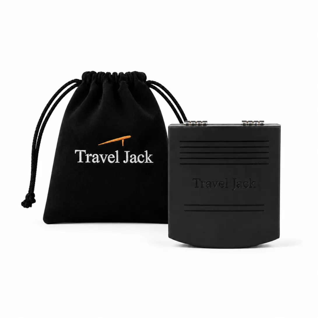 Travel Jack Portable Boot and Shoe Remover + Travel Pouch Bundle