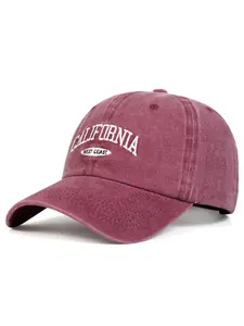 Unisex California Washed Baseball Cap, High Quality Outdoor Sun Protection Adjustable Casual Hat, Outdoor Hats, Suitable for Spring & Fall Travel Beach Vacation