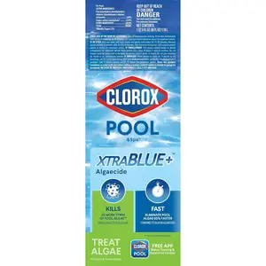 ® Pool&Spa™ XTRABLUE® Plus Swimming Pool Algaecide, Algae Killer, Non-Foaming, 40 Ounce (Pack of 1)