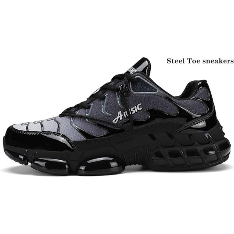 Steel Toe Shoes For Men Women Lightweight Breathable Safety Sneakers Steel Toe Indestructible Safety Shoes Outdoorfun