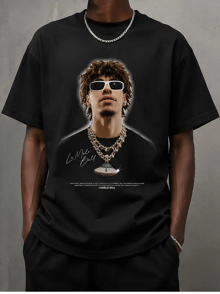 Unisex LaMelo Ball Chain Basketball Sport Graphic Tshirt Hoodie Sweatshirt Aesthetic Casual Streetstyle Crewneck Basic Tee
