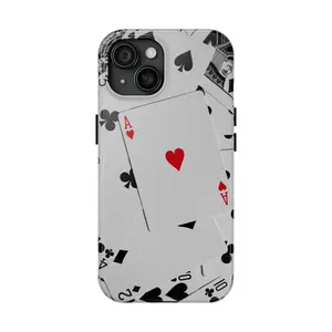 Red Ace of Hearts Lucky Girl Inspired Phone Case