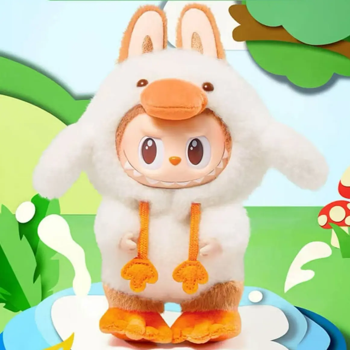 Labubu Forest Fairy Tale Vinyl plush Hanging Card Keychain