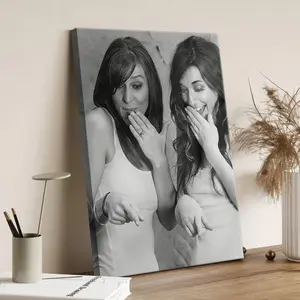 Funny Bathroom Art Print Party Girl Rules, Black Decor,Wall Art