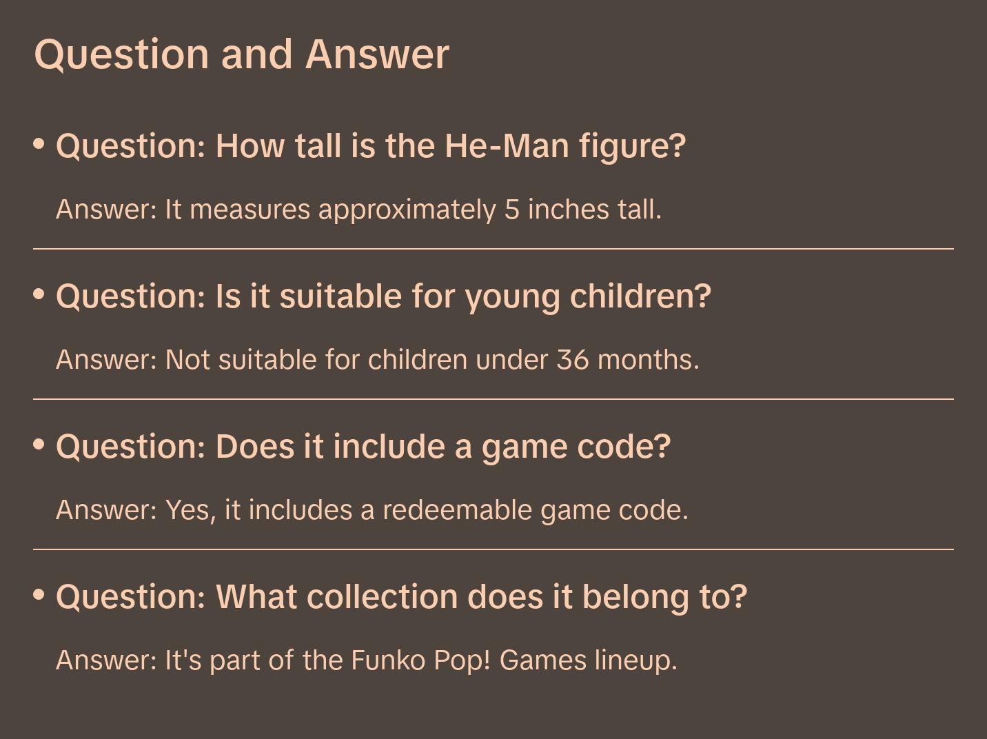 Funko Fusion He-Man Funko Pop! Vinyl Figure #1006