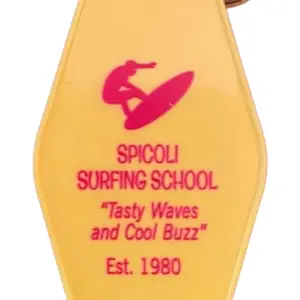 Fast Times at Ridgemont High inspired Spicoli Surfing School keytag