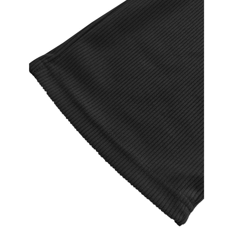 Men's 3-Pack Everyday Corduroy Joggers - Couples Matching Design, Elastic Drawstring Waist Pockets Straight-Leg Pants