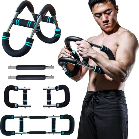 New Version Arm Exerciser Fitness Accessory - Adjustable Handles Strap, Detachable Parts, Customizable Resistance Exercise Equipment for Beginners, Easily Accessible for Home Workouts to Enhance Arm Strength