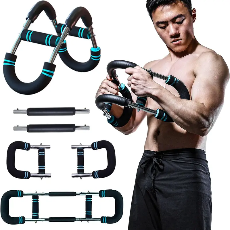 New Version Arm Exerciser Fitness Accessory - Adjustable Handles Strap, Detachable Parts, Customizable Resistance Exercise Equipment for Beginners, Easily Accessible for Home Workouts to Enhance Arm Strength