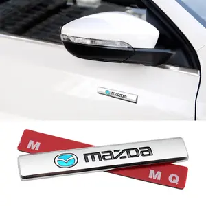 For Mazda 2 3 5 6 Axela Atenza Speed 6 CX-3 CX-4 MS Auto Accessories 1PCS Car Metal Stickers Car Body Decoration Stickers M-series Trunk Decal Accessories