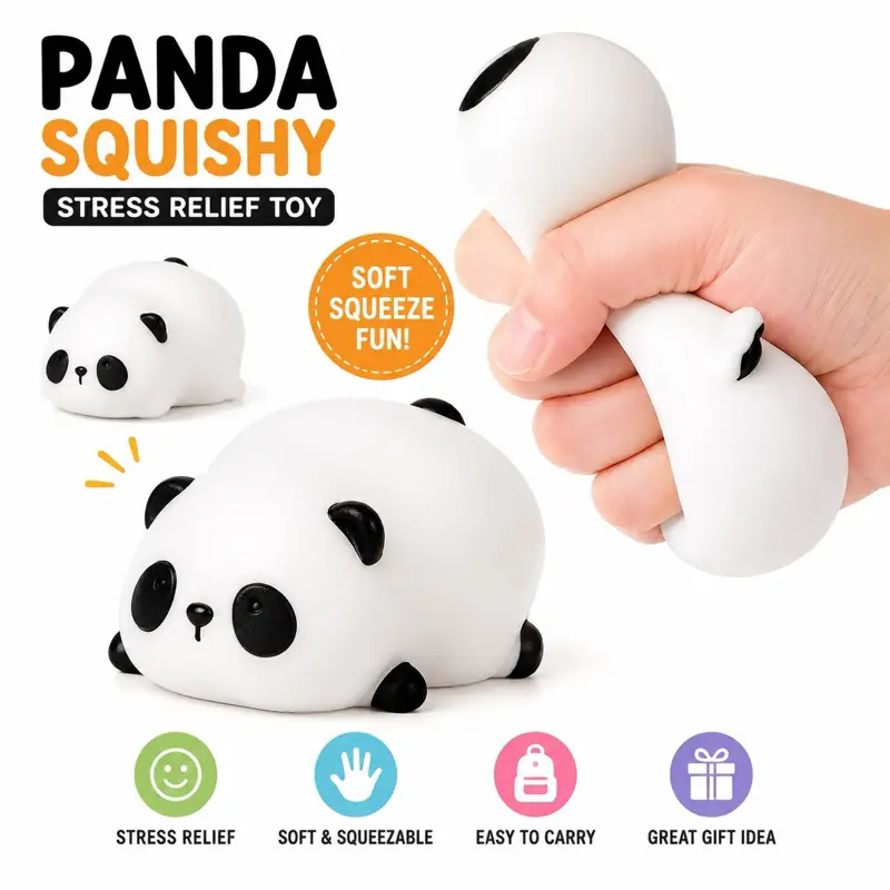 PANDA SQUISHY STRESS RELIEF TOY