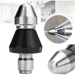 Sewer Cleaning Tool High-pressure Nozzle, Drain Augers, Sewer Pipe Dredging And Cleaning Tools for Pipe Unclogging - Drain Clog Remover| Hair Clog Remover| Toilet Clog Remover (A)