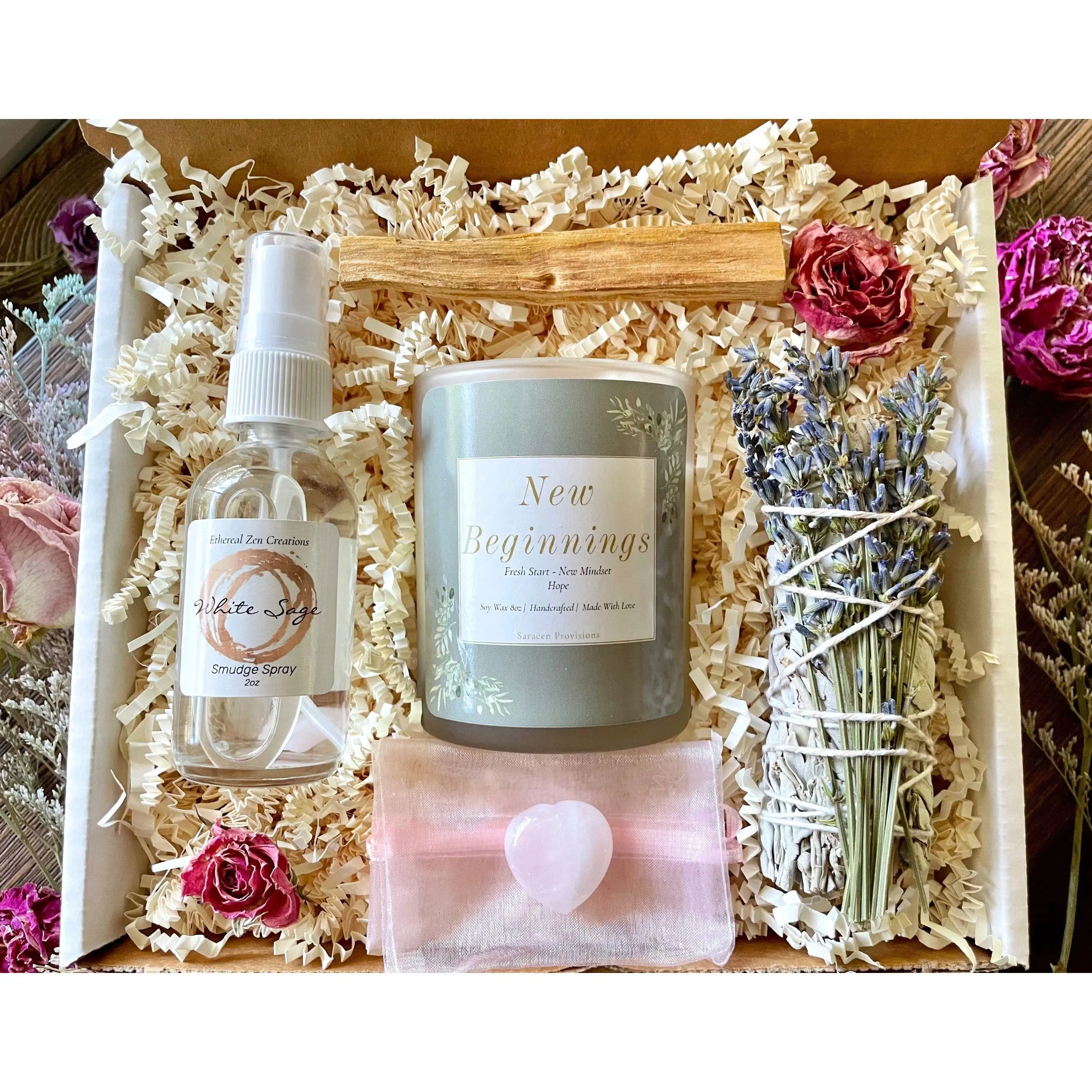 New Beginnings Cleansing Box, Care Package, New Job Gift, New Home, Self-Care Gift For Her, Sympathy Gift, Friendship Gift, Divorce Break Up