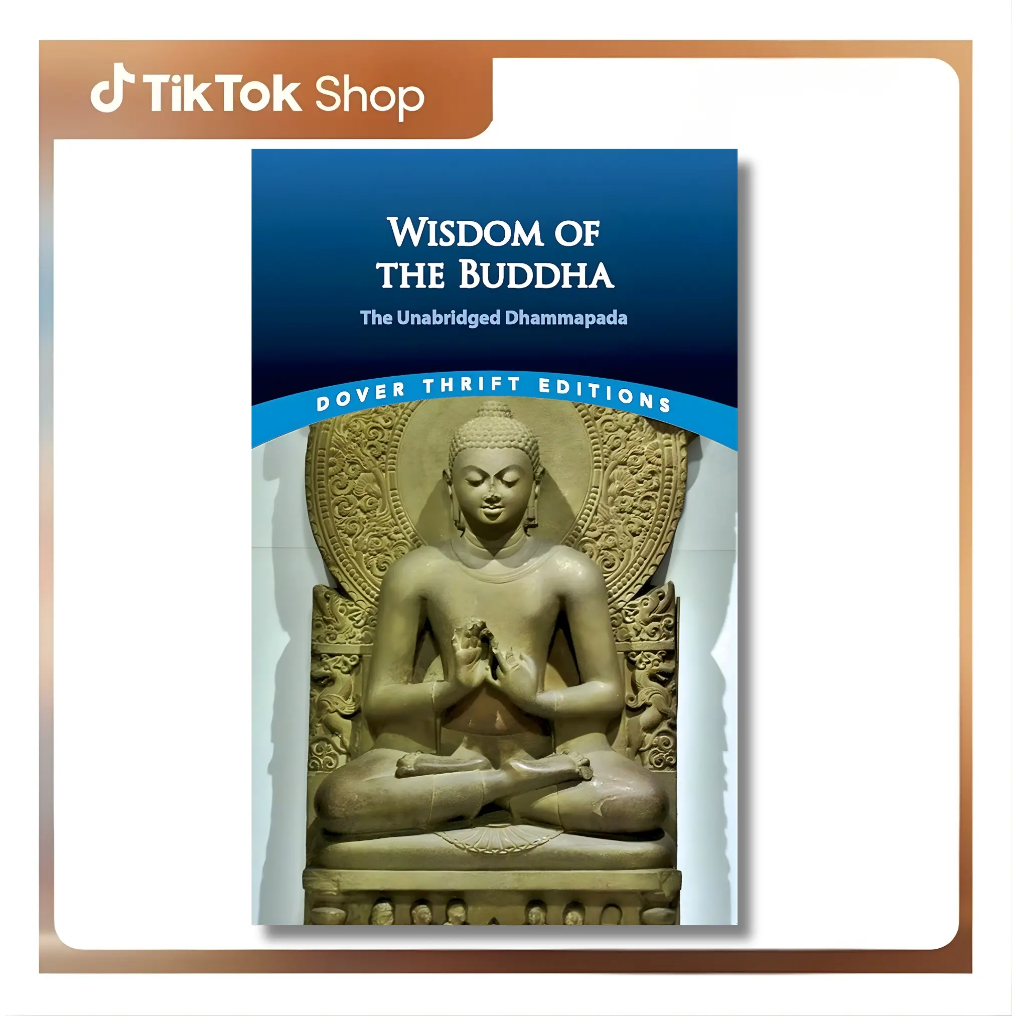 Wisdom of the Buddha: The Unabridged Dhammapada Scripture (Dover Thrift Editions - Religion) - F. Max Müller Paperback with Buddhist Meditation & Spirituality Guidance for Women