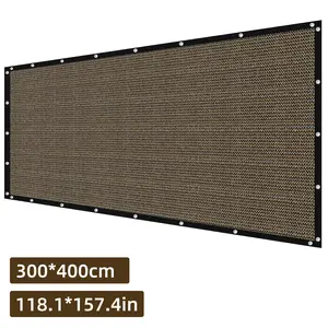 Insulated yard fence, privacy screen, commercial fence sunshade, sturdy and durable, perfect for outdoor backyards, 3*4 meters