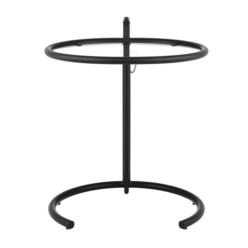 Modway Eileen Gray Metal Side Table in Black
