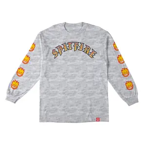Spitfire Wheels Longsleeve Shirt Old E Bighead Fill Ash