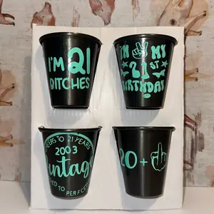 Custom shot glasses