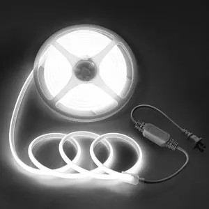 RGBGAMER Super White 6000K COB LED Strip Lamp | Perfect for Patios, Bedrooms, Building Wall Decor | Decorative led Lights