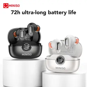 MINISO MS105 Invisible Wireless Bluetooth Translation Earbuds, Support 135+ Languages Real-Time Translation, IPX5 Waterproof Mini Tiny Sleep Earphones For Work Sport Daily Use