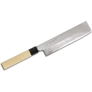 TSUKIJI MASAMOTO WHITE STEEL USUBA 210MM (8.2") NAMI KASUMI Knife