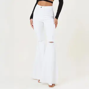 White Cowgirl Flare Jeans