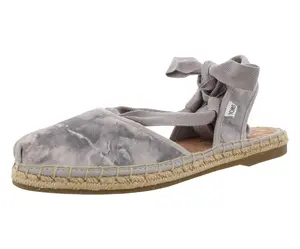 Toms Bella Espadrille Washed Suede WoMens Shoes