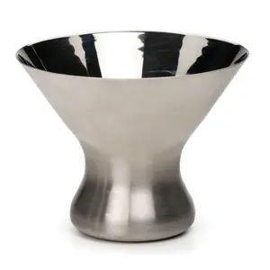 RSVP Stainless Steel Stemless Martini Glass