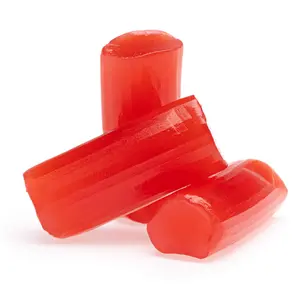 Authentic Finnish Red Licorice Bites with Firm Chew and Smooth Glossy Texture | 1 LB Tube