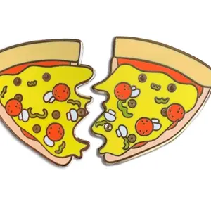 Pizza Pair Enamel Pin Set