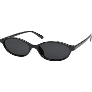 Retro Oval Small Sunglasses for Women 90s Trendy Narrow UV Protection Y2k Trendy Sunnies Shades Sun Glasses