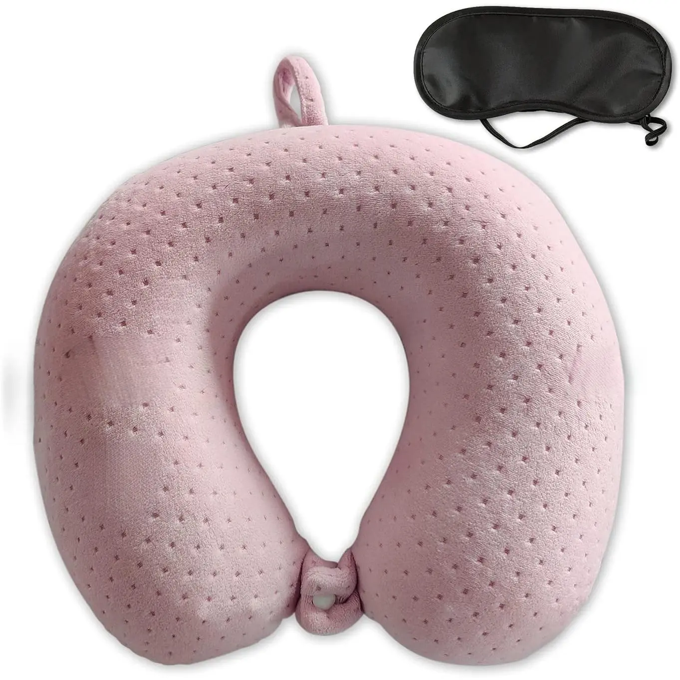 Neck Pillows for Sleeping Travel Pink Travel Pillow Comfortable U Shape Memory Foam Pillows Neck and Head Support Portable Travel Neck Pillow Suitable for Planes, Trains, Self-Driving Cars